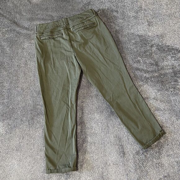 a.n.a A New Approach Jeans Women's 12 Skinny Ankle Green Stretch Denim Pants - Picture 5 of 7